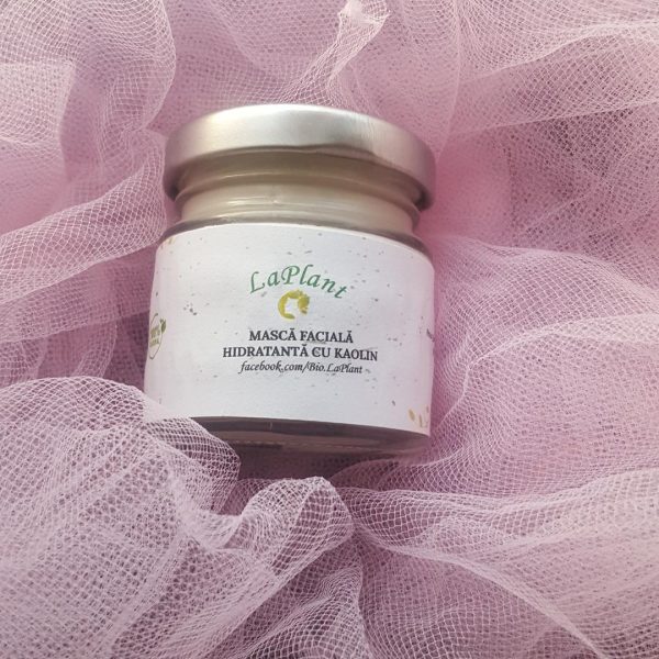 Mască facială hidratantă cu kaolin
